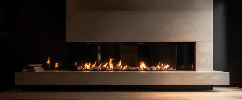 Gas Fireplace Ember Bed Design Services in East San Gabriel, California