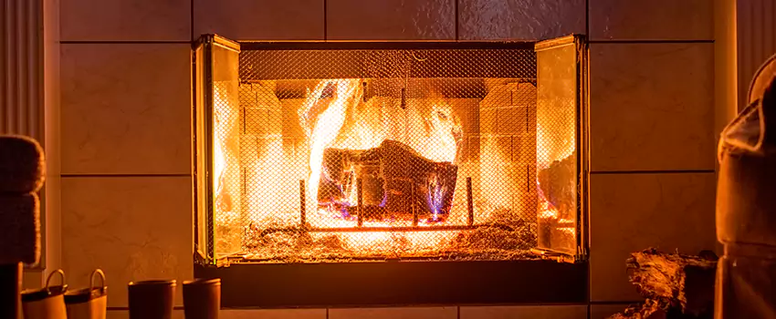 Mendota Hearth Landscape Fireplace Installation in East San Gabriel, California