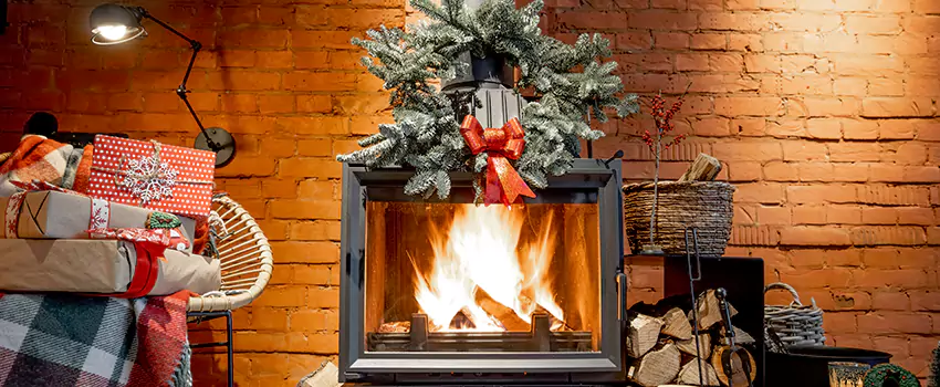 Travis Industries Linear Gas Fireplace Installation in East San Gabriel, California