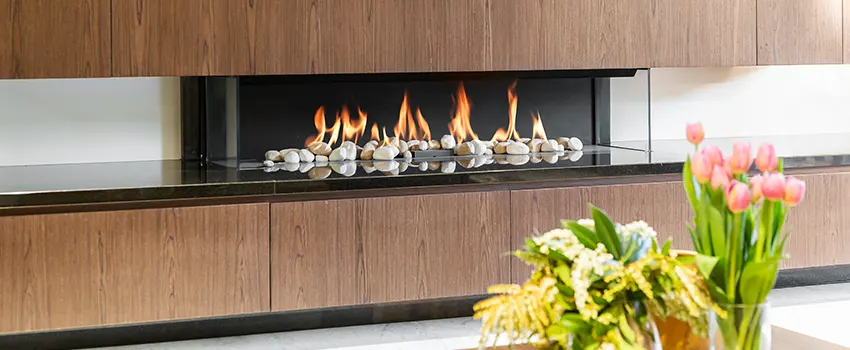 Double-height Fireplace Design Refurbishment in East San Gabriel, California