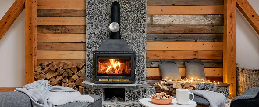 Thelin Hearth Products Direct Vent Gas Stove Fireplace Inspection in East San Gabriel, California